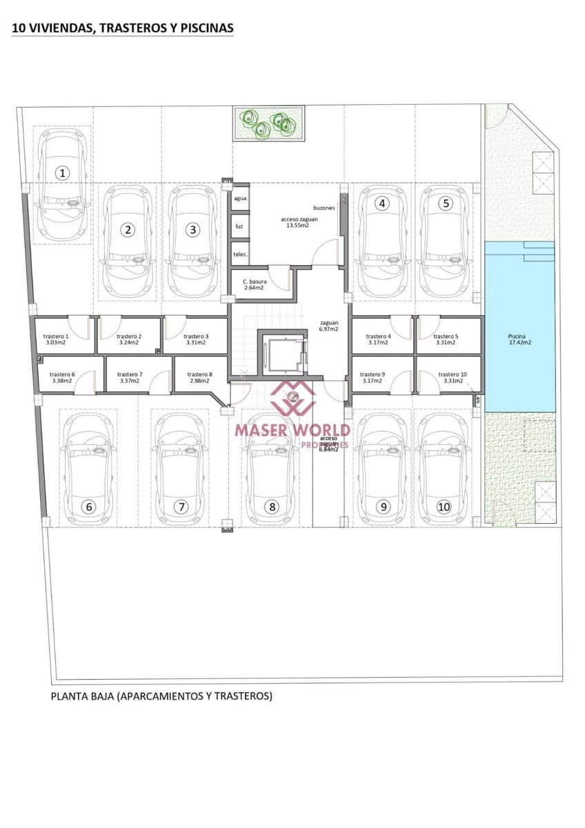 2 bedroom Apartment for sale in Lo Pagan with pool garage - € 208,900 (Ref: 9494531)