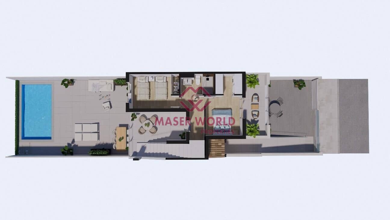 3 sypialnia Dom szeregowy na sprzedaż w Los Alcazares z basenem garażem - 357 000 € (Ref: 9508806)