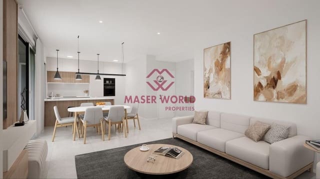 3 makuuhuone Kattohuoneisto myytävänä paikassa Los Narejos, Los Alcázares mukana uima-altaan - 419 900 € (Ref: 9548107)