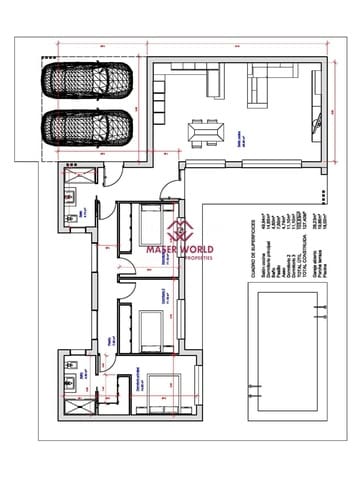 Chalet de 3 habitaciones en Pinoso en venta con piscina garaje - 385.000 € (Ref: 9548108)