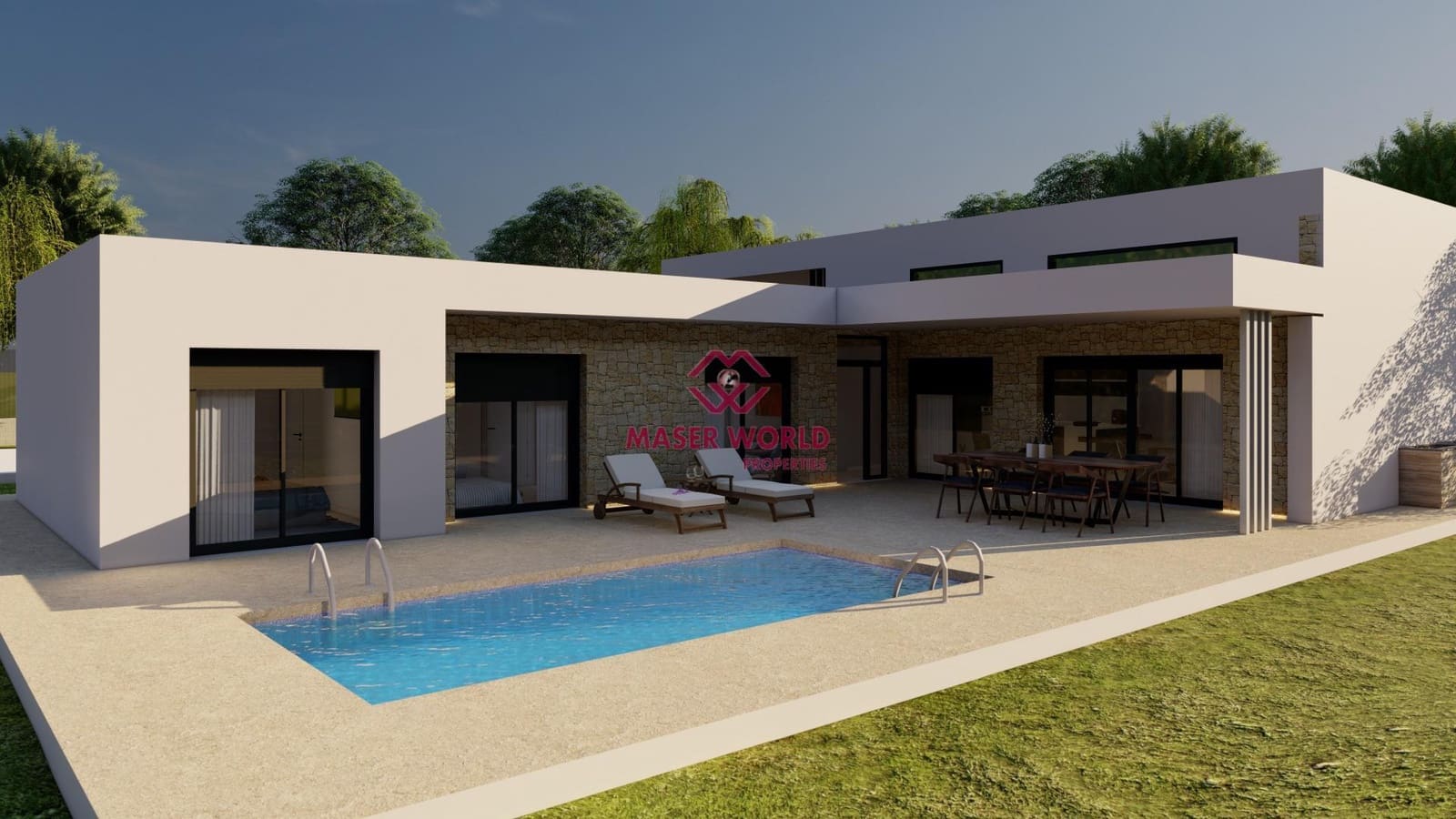 Chalet de 3 habitaciones en Pinoso en venta con piscina garaje - 385.000 € (Ref: 9548108)
