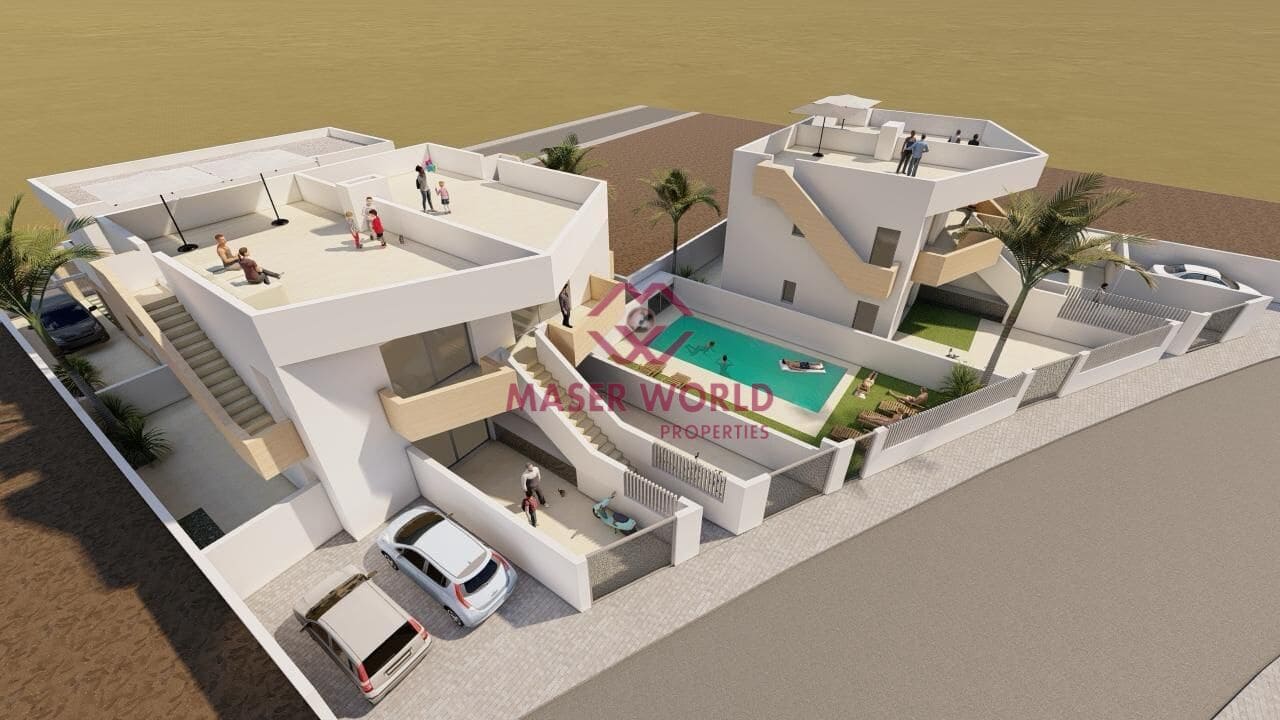 Pareado de 2 habitaciones en Puerto de Mazarron en venta - 265.000 € (Ref: 9548111)