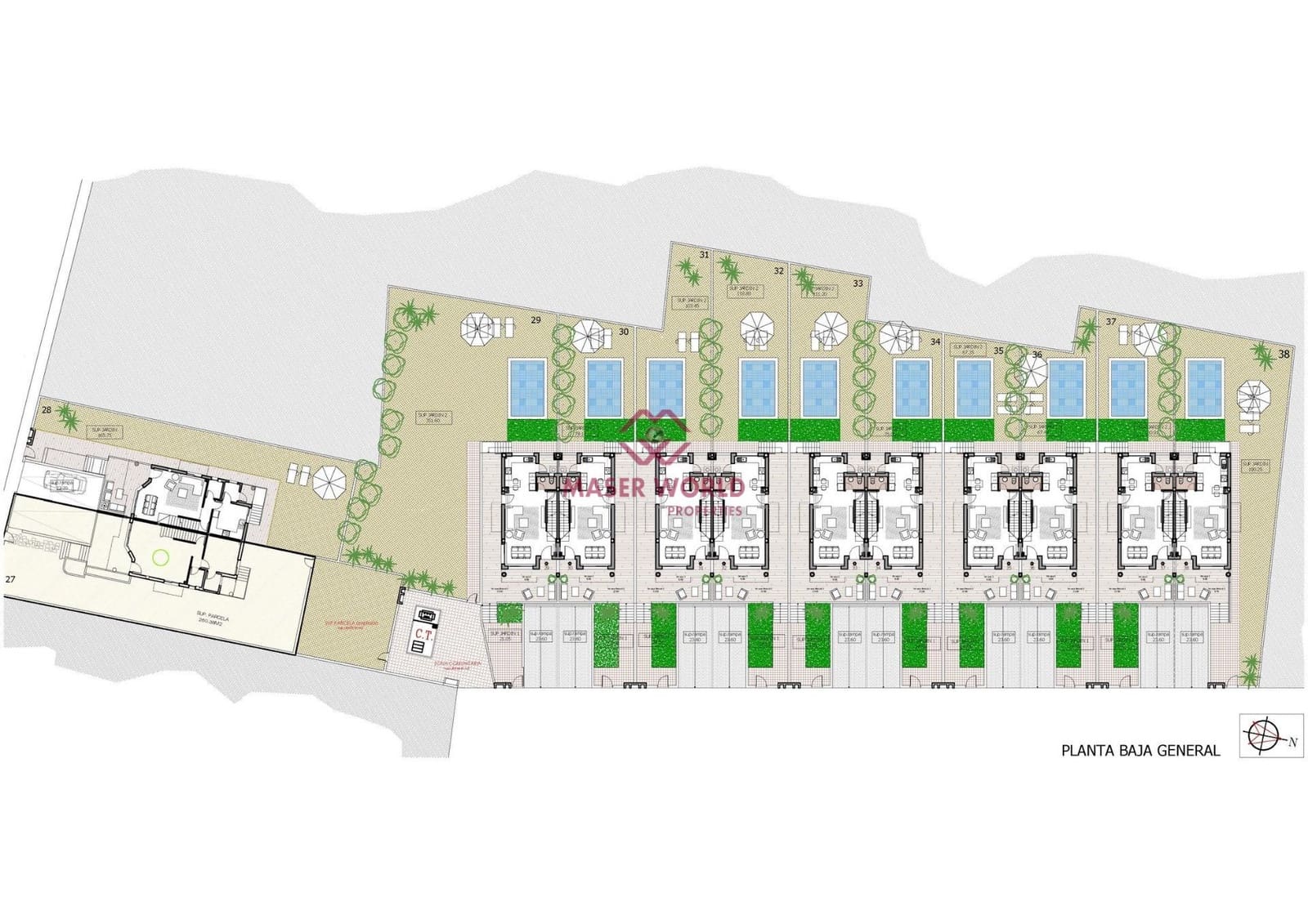 3 bedroom Semi-detached Villa for sale in Benferri with garage - € 298,000 (Ref: 9548114)