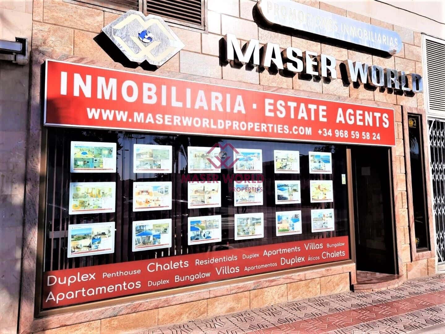 2 makuuhuone Kattohuoneisto myytävänä paikassa Puerto de Mazarron mukana uima-altaan - 135 000 € (Ref: 9568490)