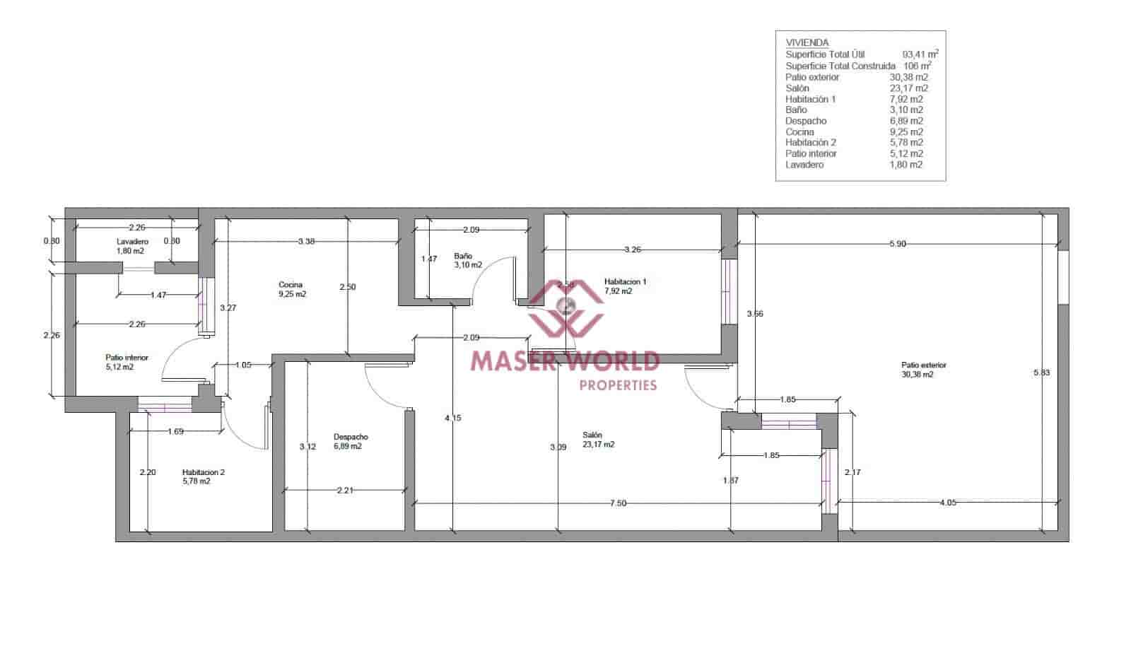 3 camera da letto Appartamento in vendita in Santiago de la Ribera - 199.900 € (Rif: 9574565)