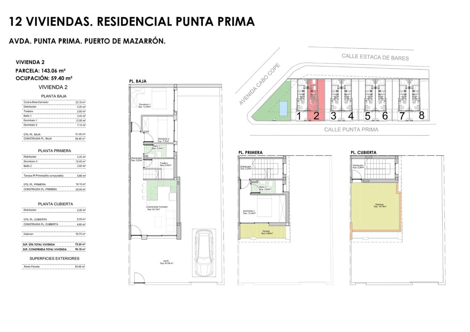 3 bedroom Semi-detached Villa for sale in Alamillo with pool - € 270,000 (Ref: 9591187)