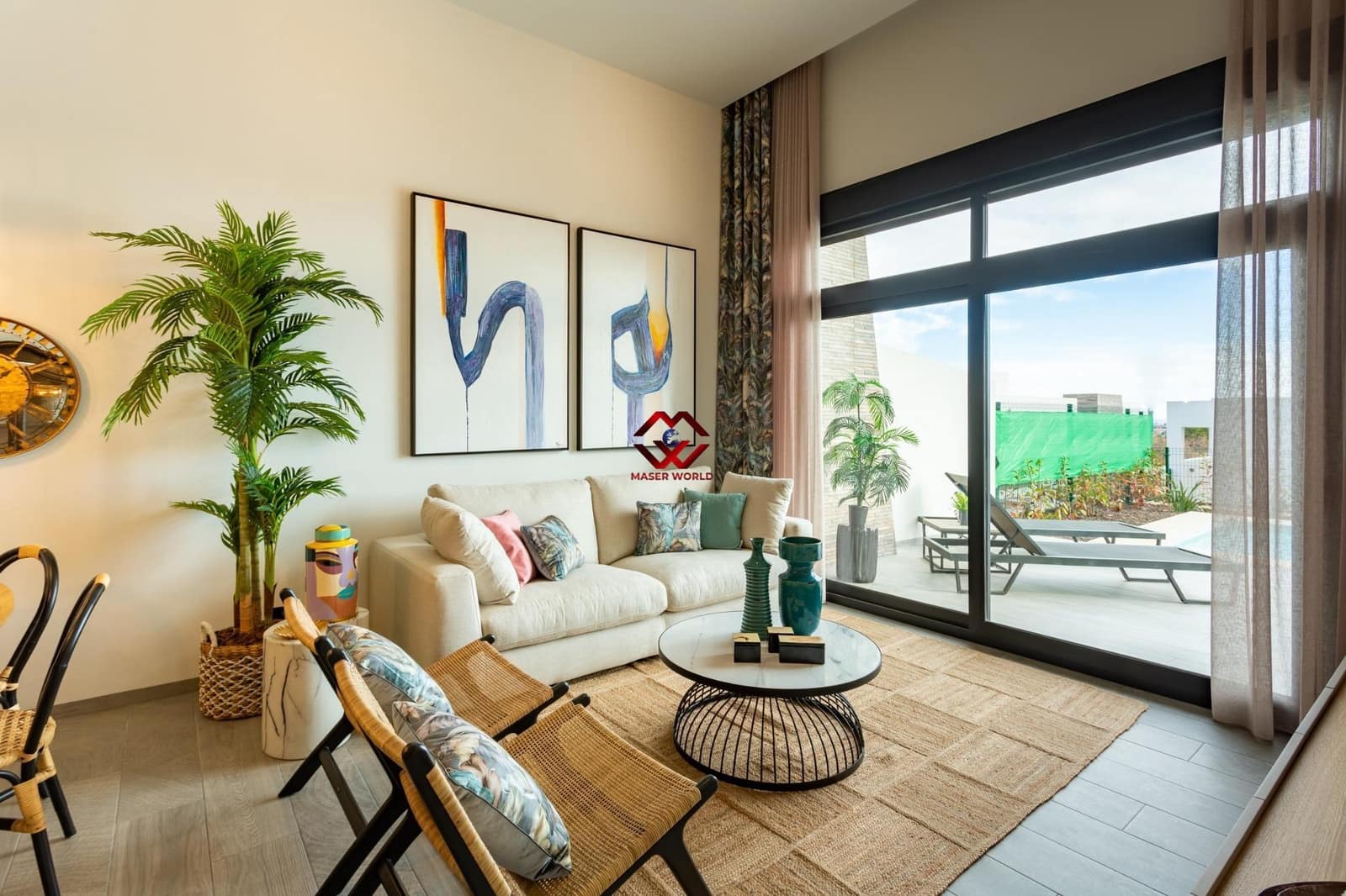 3 soveværelse Semi-Rækkehus til salg i Algorfa med swimmingpool - € 519.000 (Ref: 9701583)