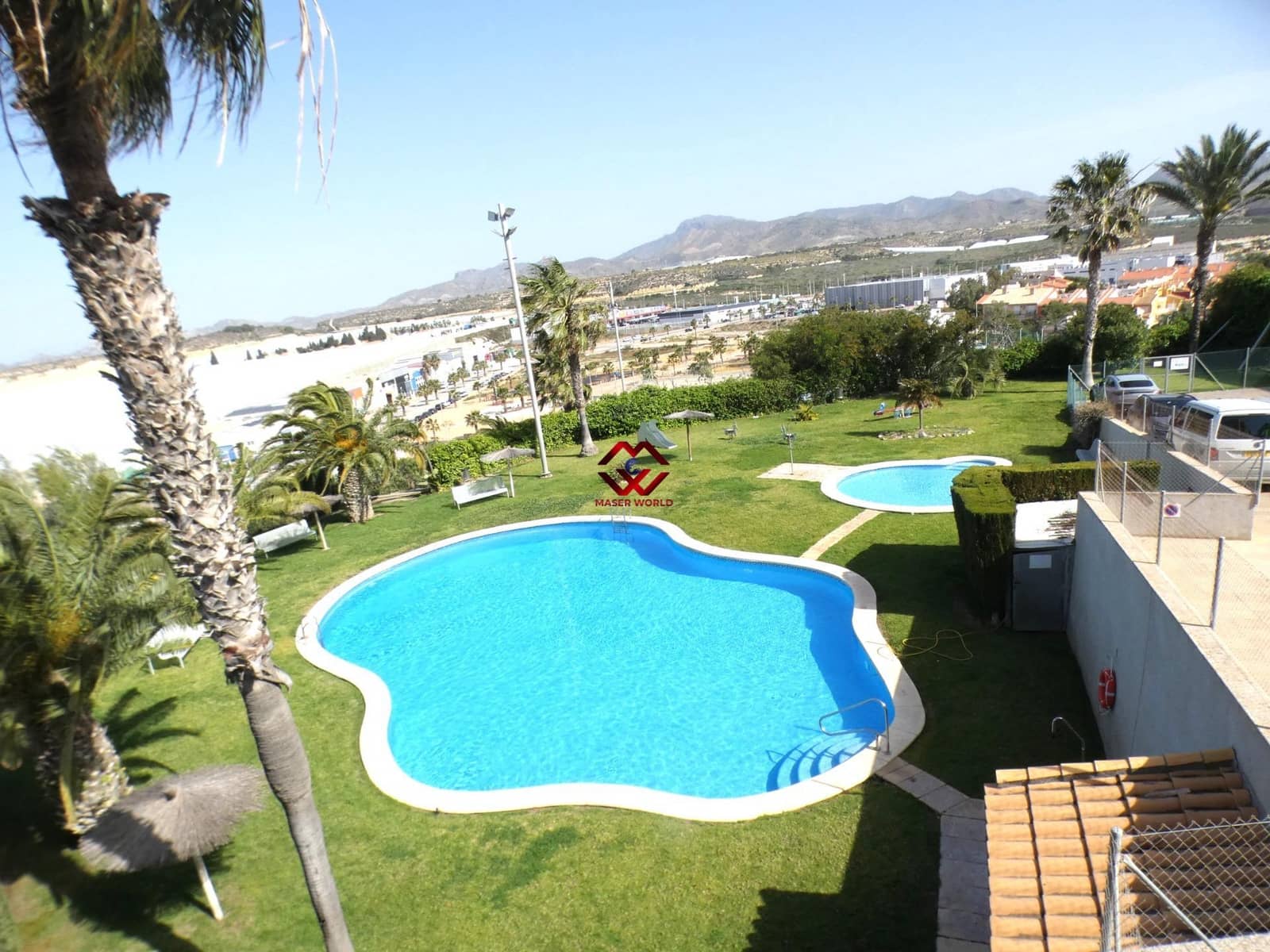 2 soveværelse Lejlighed til salg i Puerto de Mazarron med swimmingpool garage - € 185.000 (Ref: 9755600)