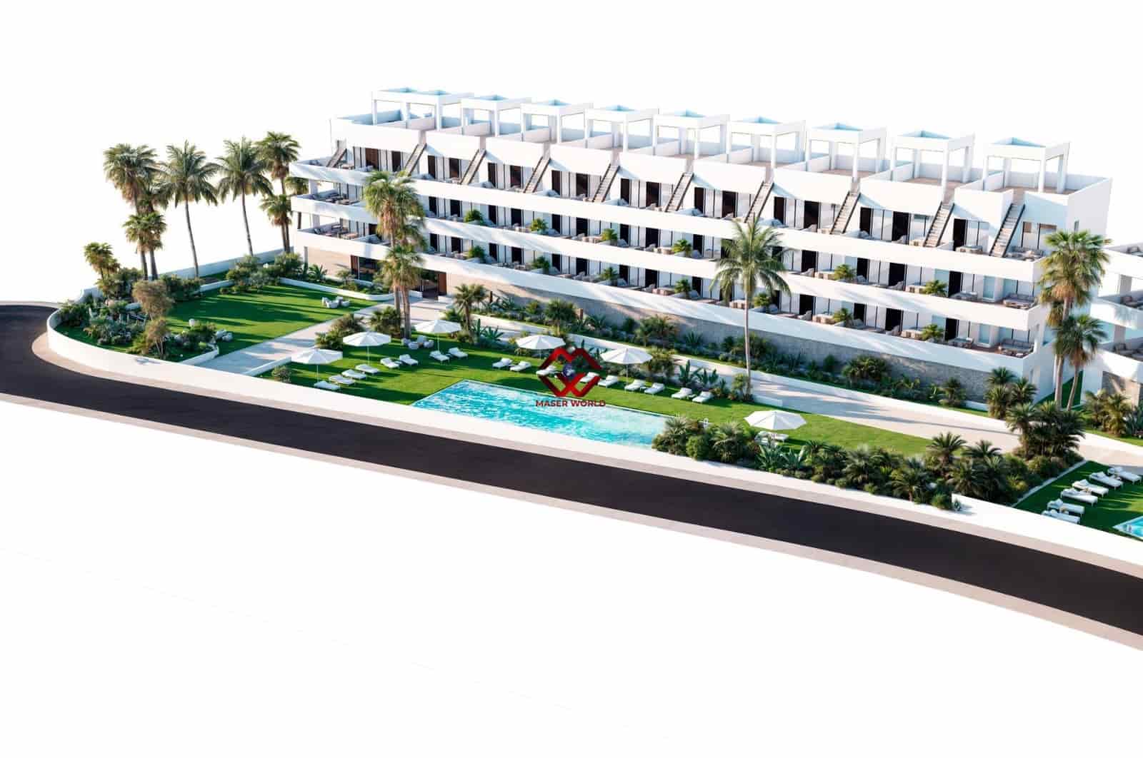 2 sovrum Lägenhet till salu i Finestrat med pool - 312 900 € (Ref: 9772983)
