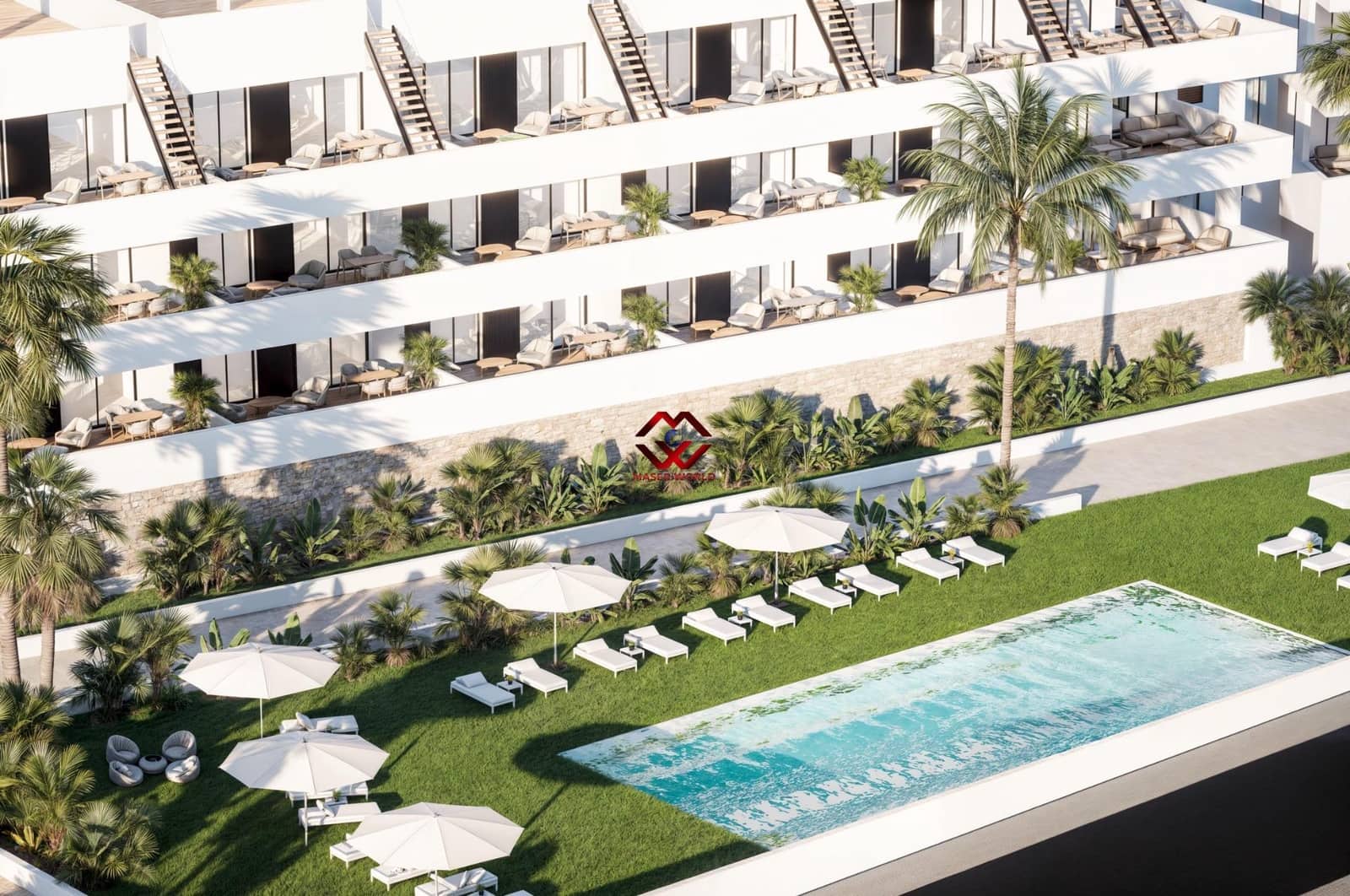 2 sovrum Lägenhet till salu i Finestrat med pool - 312 900 € (Ref: 9772983)