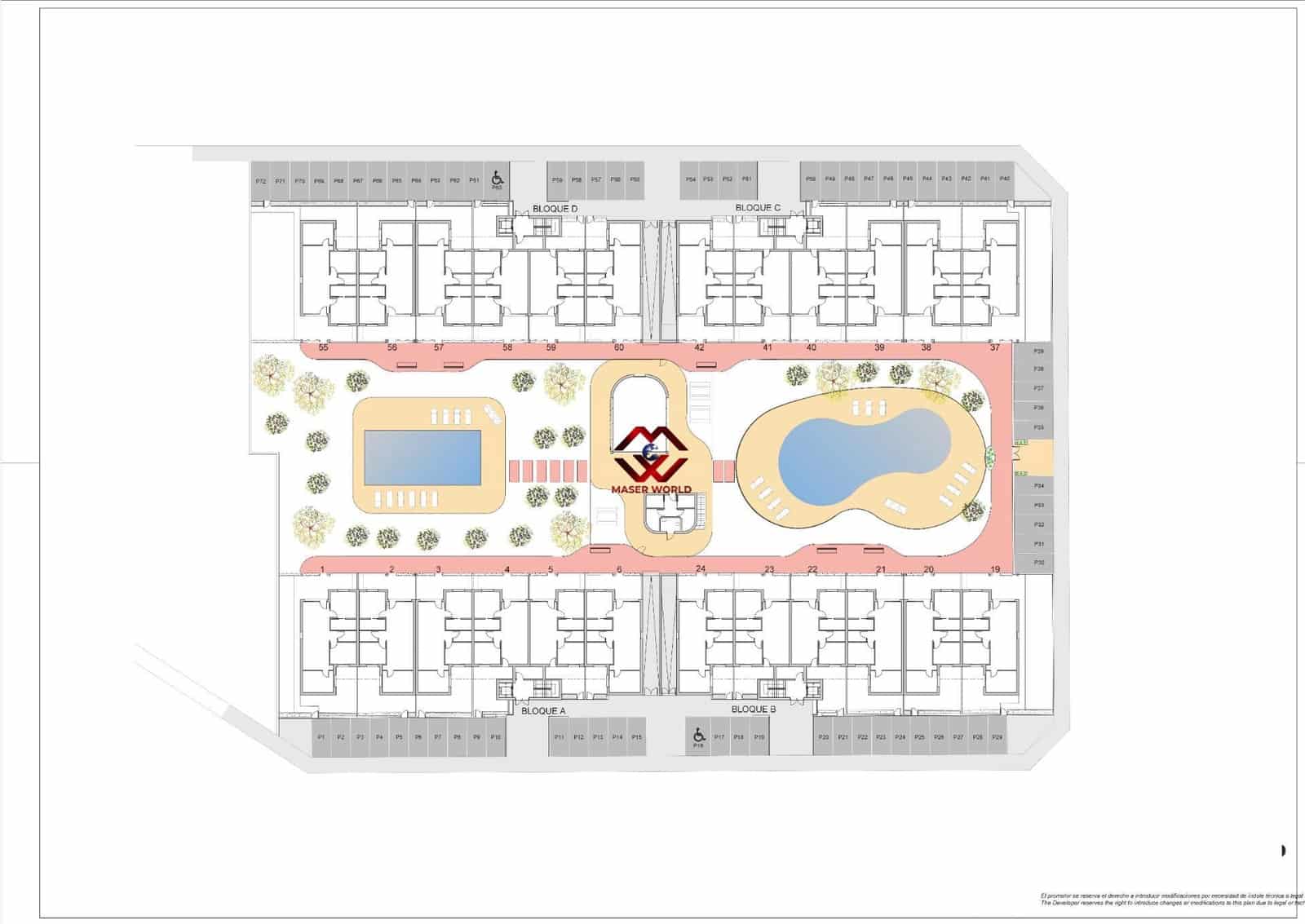 3 soverom Leilighet til salgs i San Cayetano med svømmebasseng garasje - € 246 900 (Ref: 9780476)