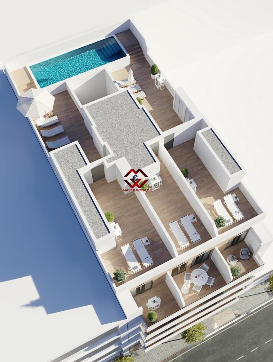 1 quarto Apartamento para venda em Torrevieja com piscina garagem - 219 000 € (Ref: 9783046)