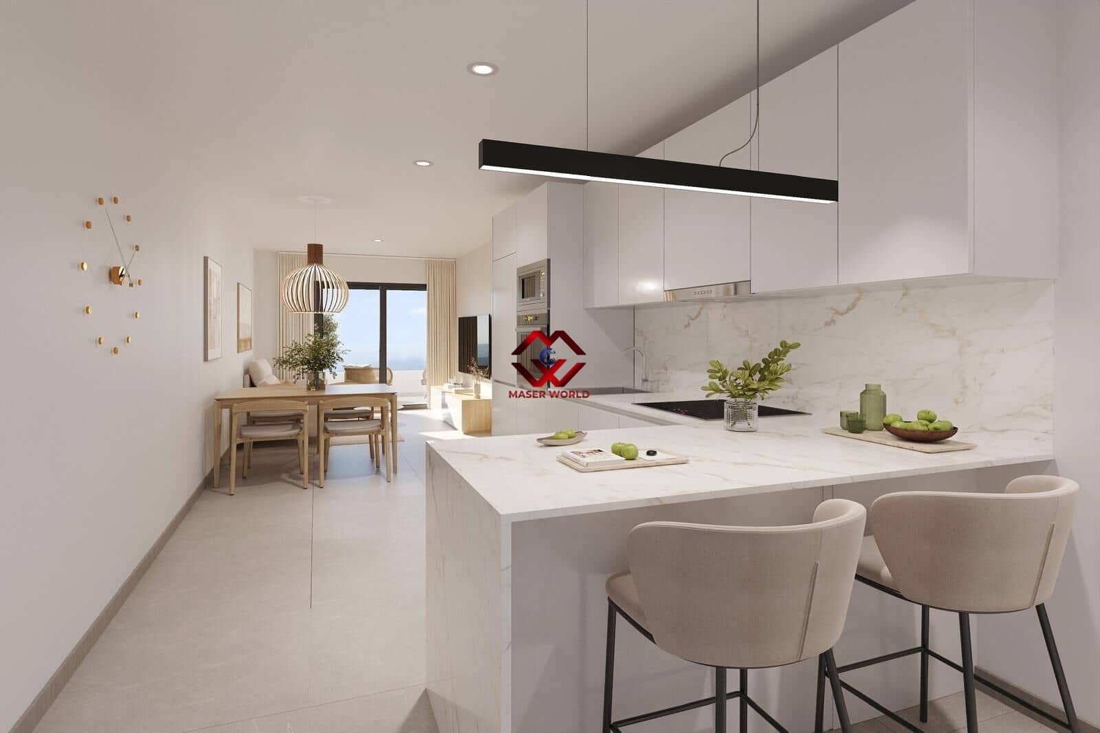 1 quarto Apartamento para venda em Torrevieja com piscina garagem - 219 000 € (Ref: 9783046)