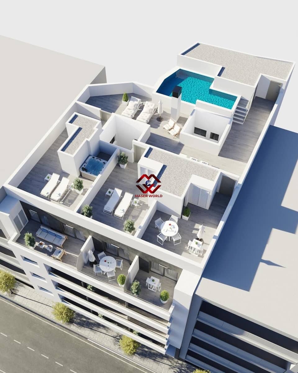 2 makuuhuone Kattohuoneisto myytävänä paikassa Torrevieja mukana uima-altaan 
autotalli - 419 000 € (Ref: 9783048)