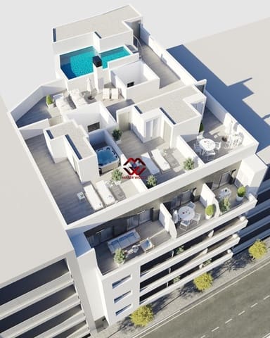 2 makuuhuone Kattohuoneisto myytävänä paikassa Torrevieja mukana uima-altaan 
autotalli - 419 000 € (Ref: 9783048)