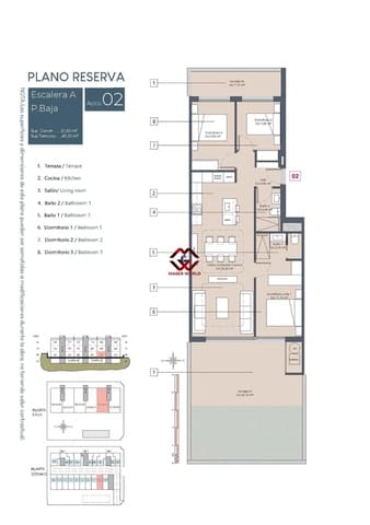 3 soverom Leilighet til salgs i Benijófar med svømmebasseng garasje - € 329 900 (Ref: 9783053)
