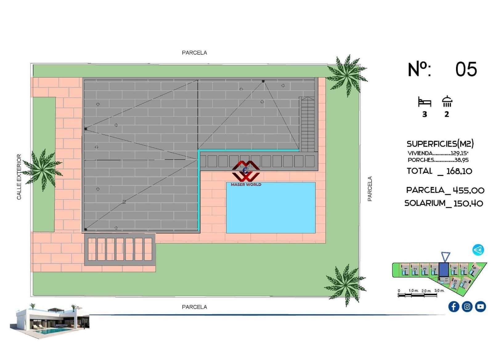 3 sypialnia Willa na sprzedaż w Algorfa z basenem garażem - 670 000 € (Ref: 9783057)