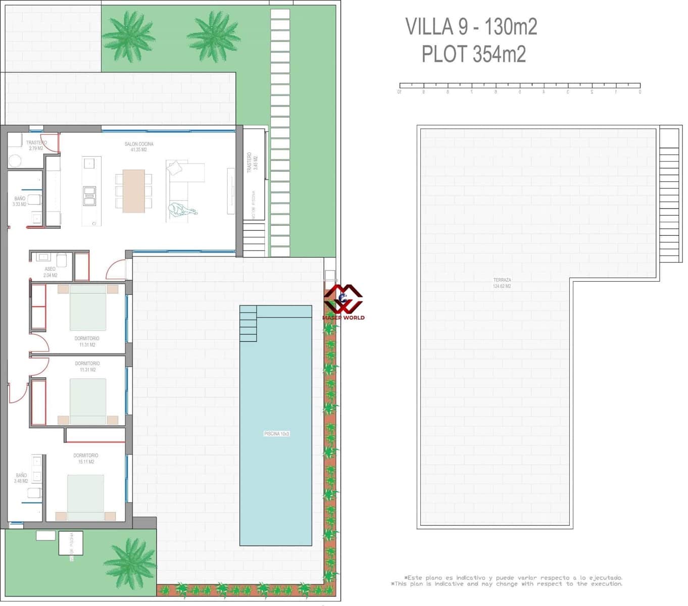 3 quarto Moradia para venda em Los Alcazares com piscina garagem - 689 900 € (Ref: 9783058)