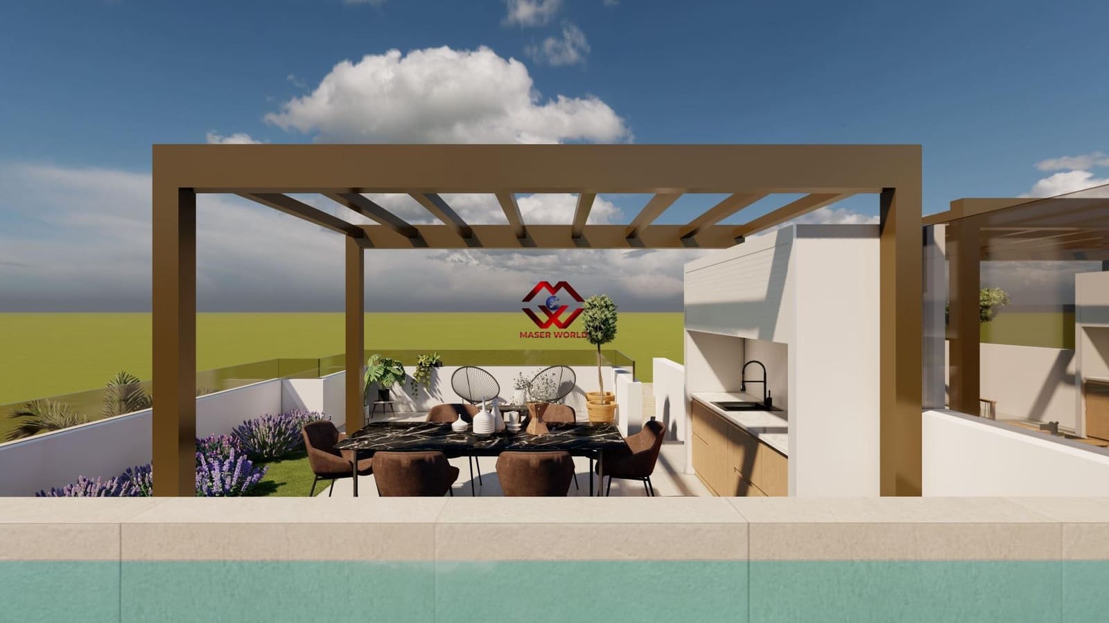 2 chambre Bungalow à vendre à San Pedro del Pinatar avec piscine garage - 329 900 € (Ref: 9783062)