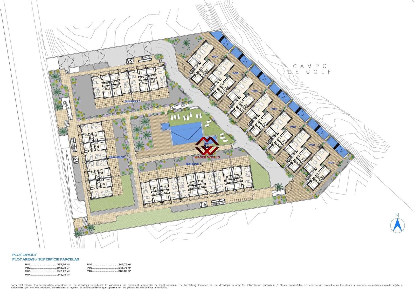 2 quarto Apartamento para venda em Los Alcazares com piscina garagem - 279 000 € (Ref: 9783544)