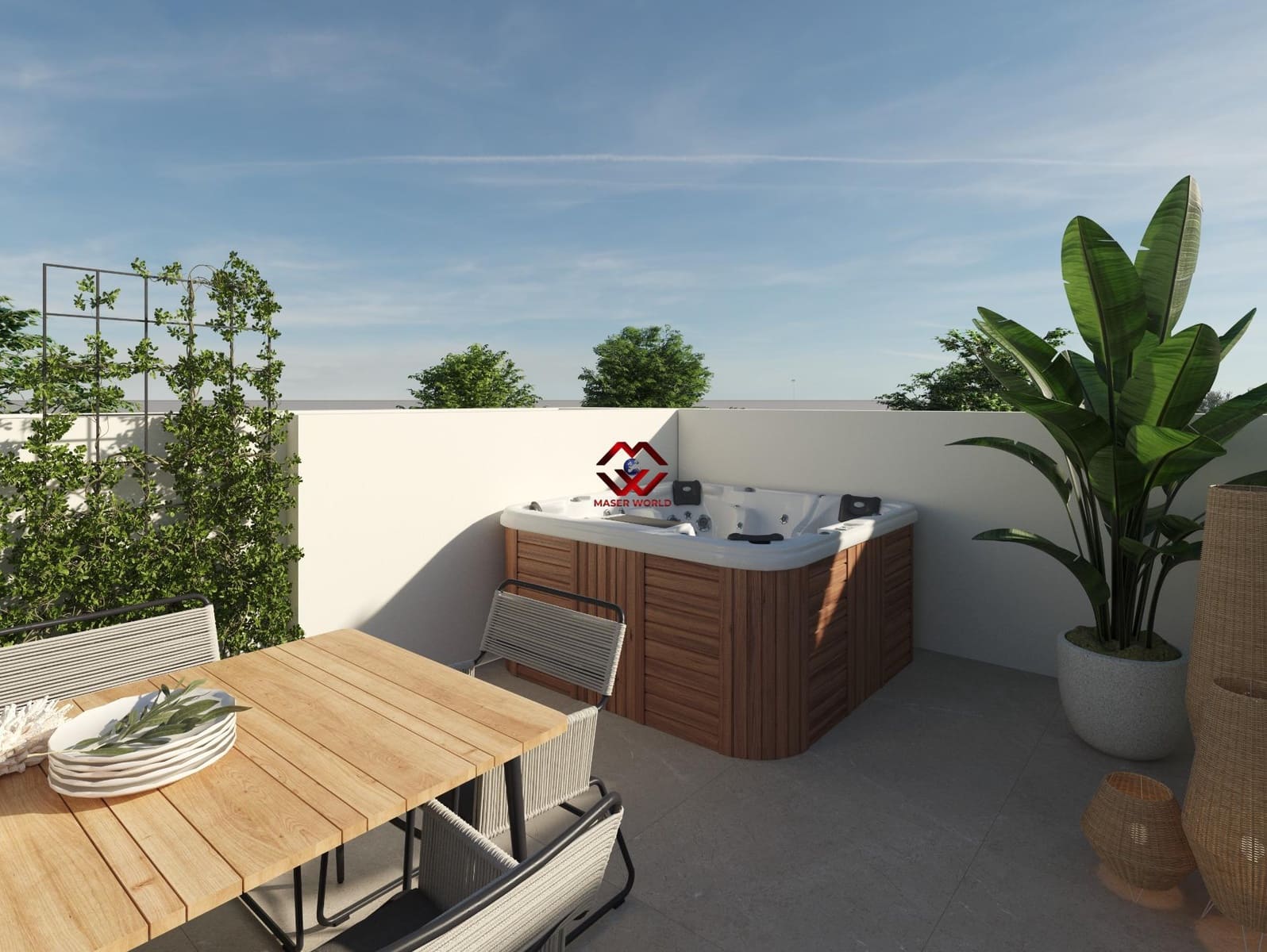 3 chambre Villa/Maison Mitoyenne à vendre à Dolores avec piscine garage - 259 000 € (Ref: 9783548)