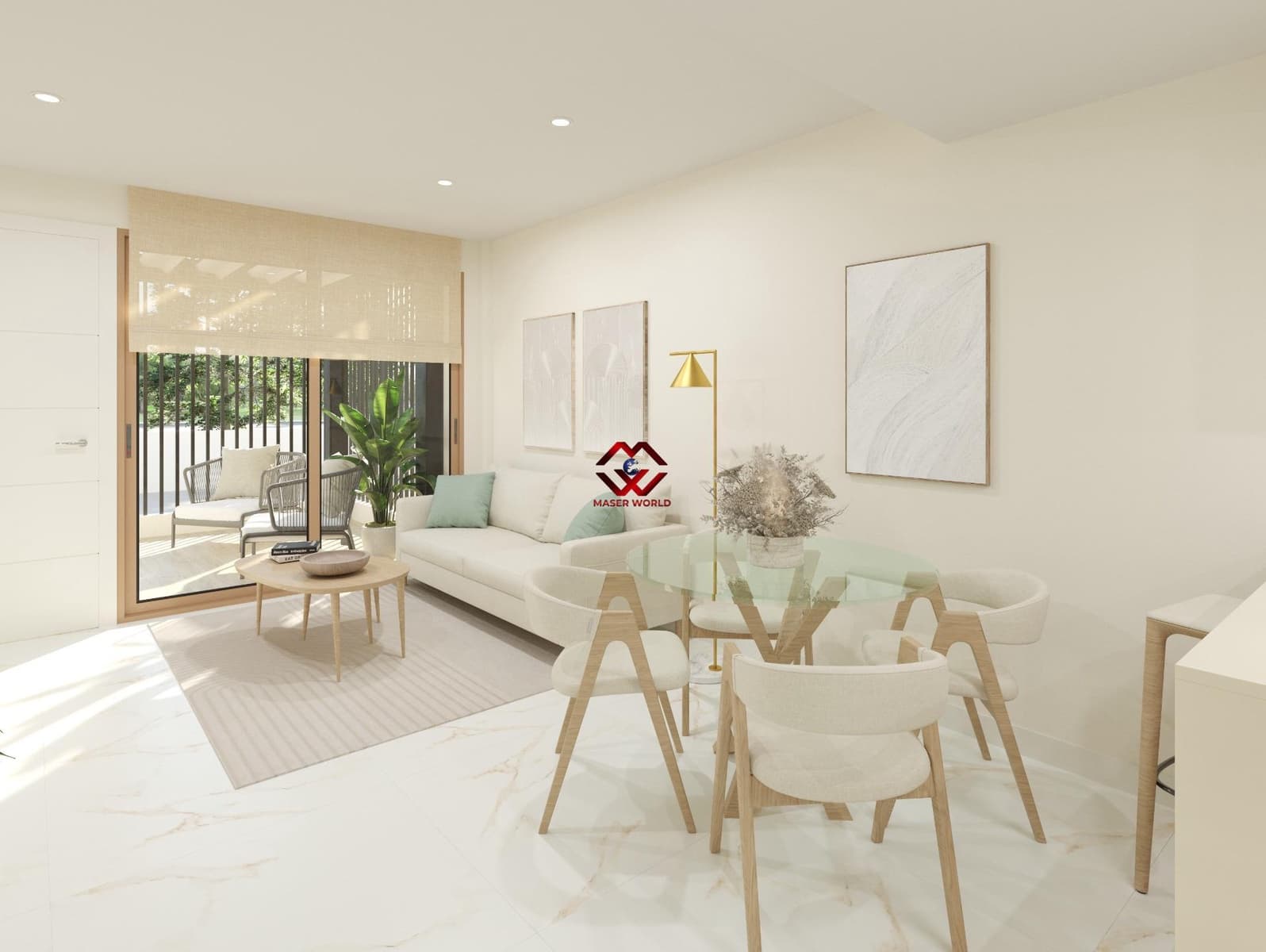 2 chambre Villa/Maison Mitoyenne à vendre à Dolores avec piscine garage - 269 000 € (Ref: 9783549)