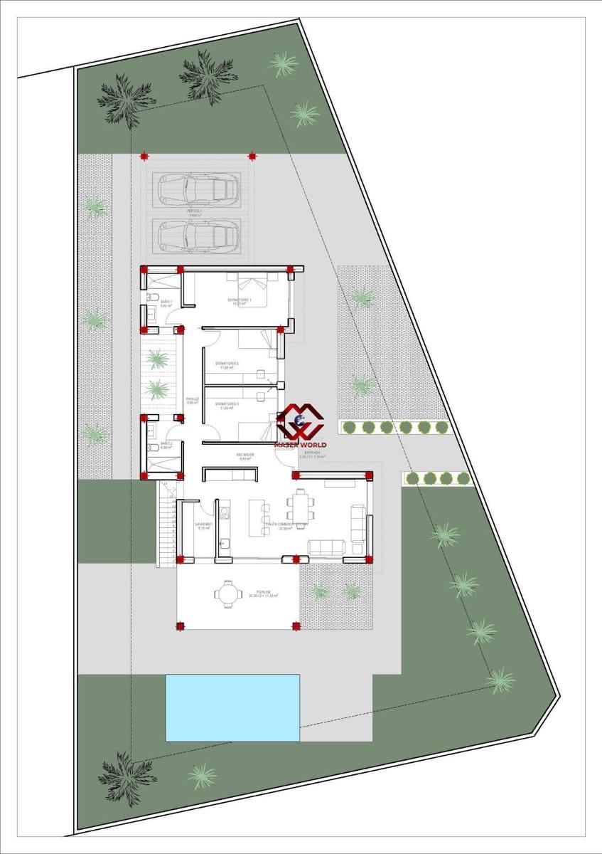 3 quarto Moradia para venda em Jacarilla com piscina garagem - 495 000 € (Ref: 9783550)