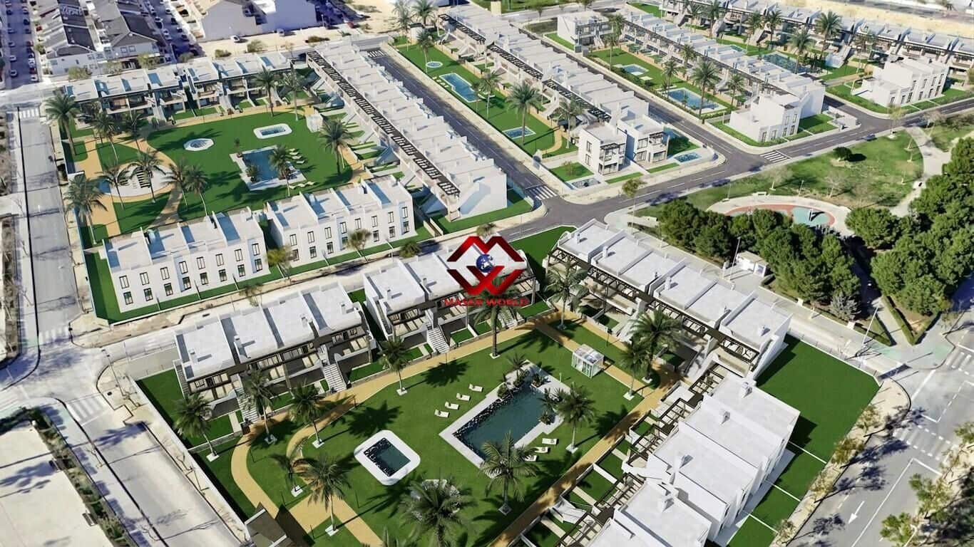 3 sovrum Bungalow till salu i Pilar de la Horadada med pool garage - 375 000 € (Ref: 9790983)