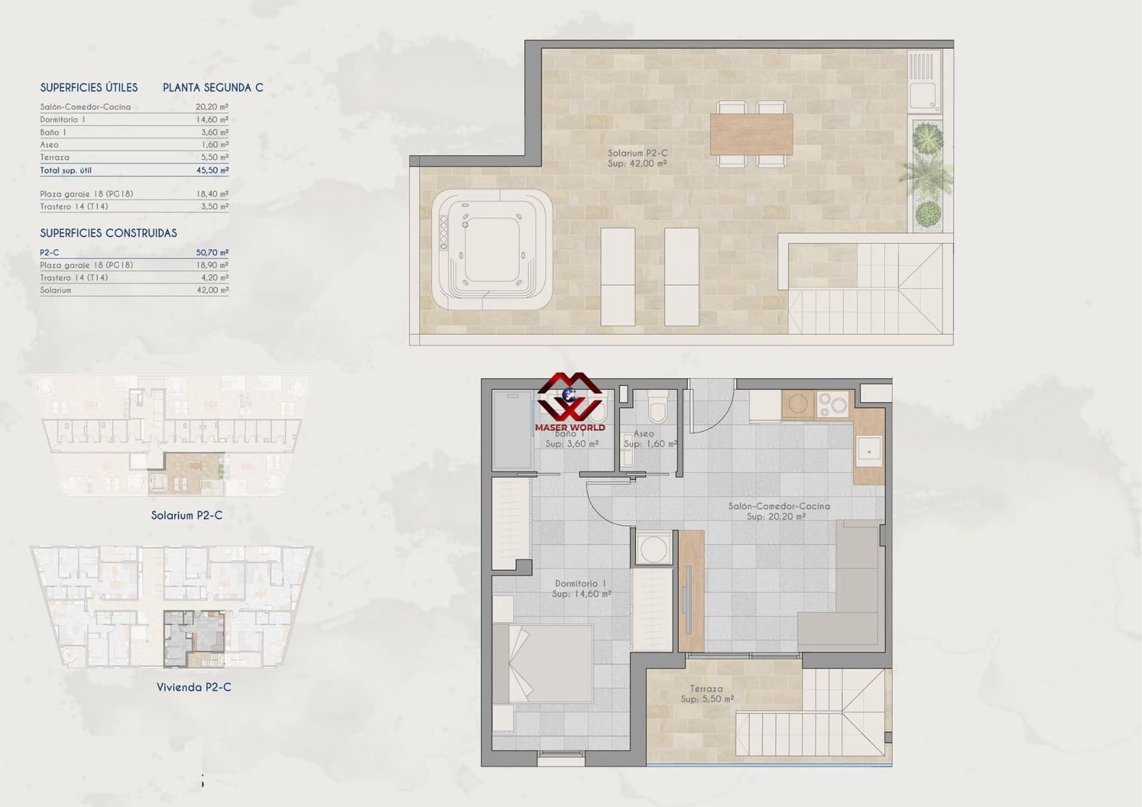 2 soveværelse Penthouse til salg i Los Cuarteros med swimmingpool garage - € 278.000 (Ref: 9794524)