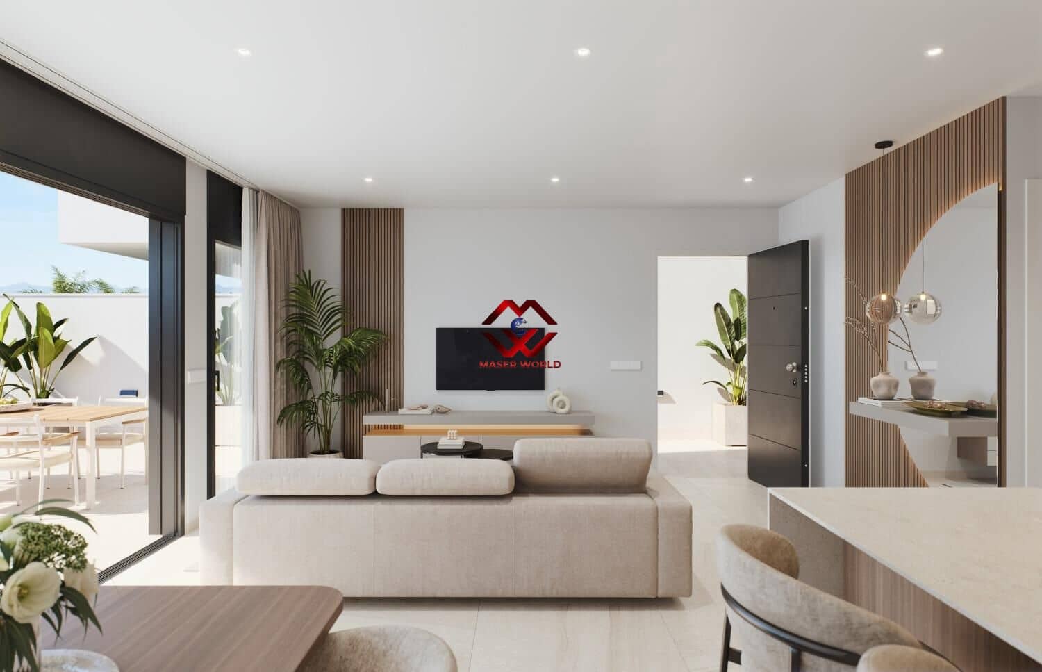 Pareado de 3 habitaciones en San Pedro del Pinatar en venta con piscina garaje - 435.000 € (Ref: 9794532)