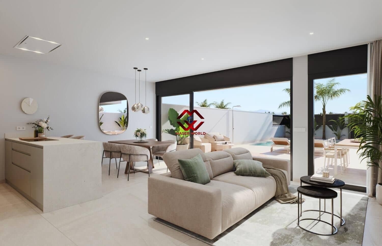 Pareado de 3 habitaciones en San Pedro del Pinatar en venta con piscina garaje - 435.000 € (Ref: 9794532)