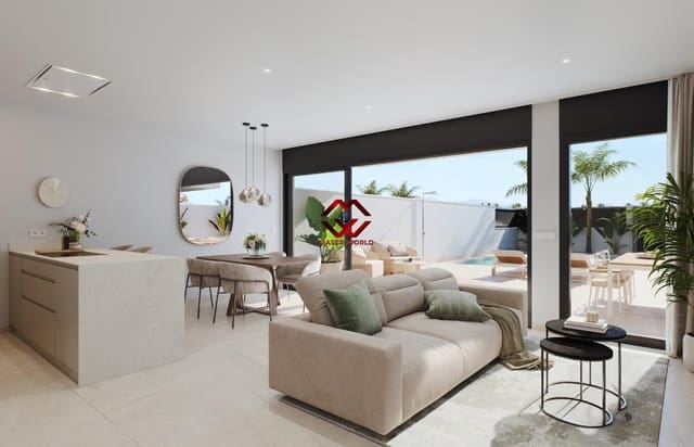 3 slaapkamer Halfvrijstaande villa te koop in San Pedro del Pinatar met zwembad garage - € 435.000 (Ref: 9794532)