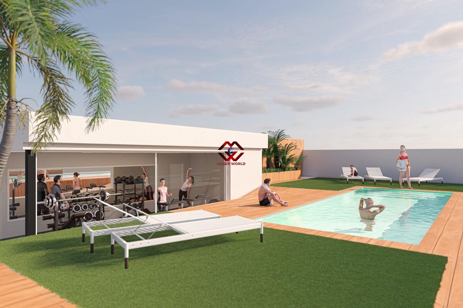 1 quarto Apartamento para venda em Lo Pagan com piscina garagem - 206 900 € (Ref: 9794533)