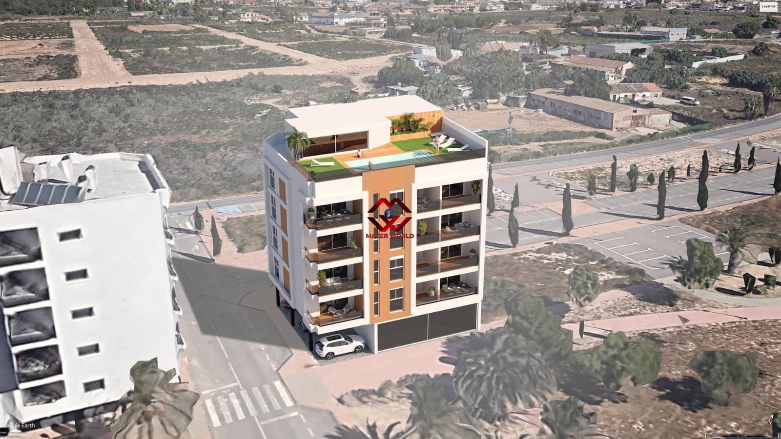 1 quarto Penthouse para venda em Lo Pagan com piscina garagem - 229 900 € (Ref: 9794535)