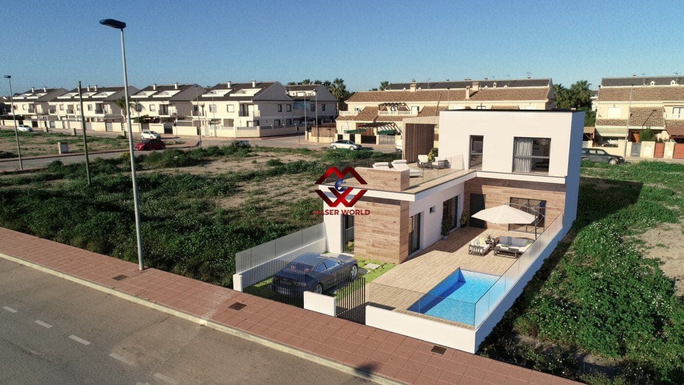 3 sypialnia Dom szeregowy na sprzedaż w San Javier z basenem garażem - 465 000 € (Ref: 9794537)