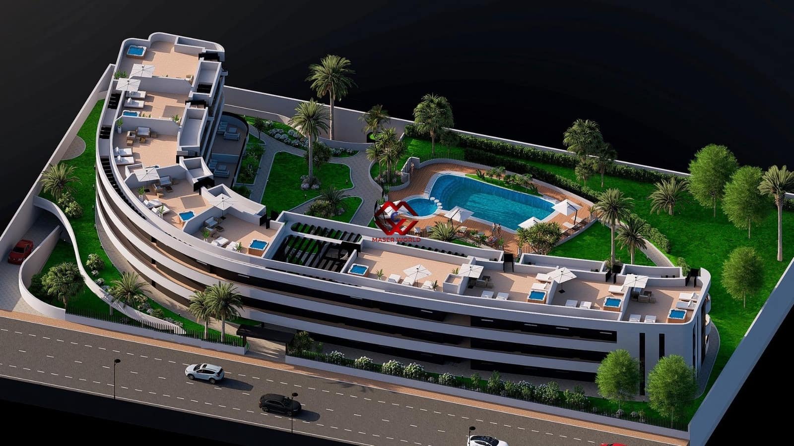 Ático de 2 habitaciones en Los Alcázares en venta con piscina garaje - 369.900 € (Ref: 9794539)