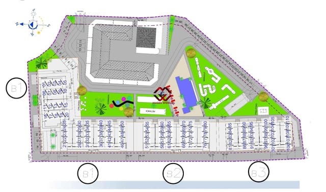 3 chambre Penthouse à vendre à El Raso, Guardamar del Segura avec piscine garage - 395 000 € (Ref: 9794540)