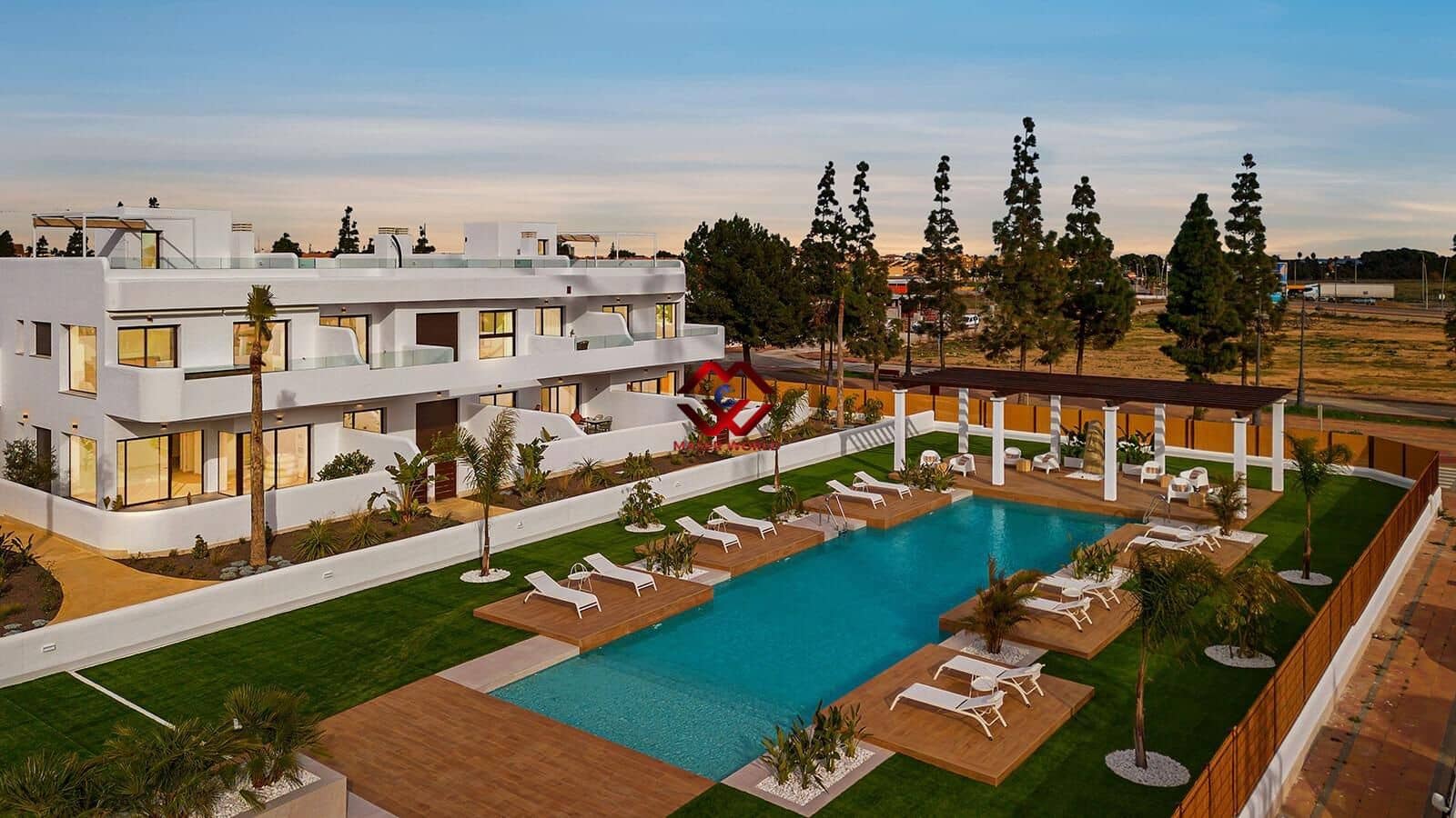 3 makuuhuone Kattohuoneisto myytävänä paikassa Los Alcazares mukana uima-altaan 
autotalli - 399 900 € (Ref: 9794543)