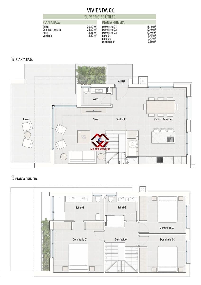 3 soverom Kjedet enebolig til salgs i Filipinas med svømmebasseng garasje - € 559 000 (Ref: 9794544)