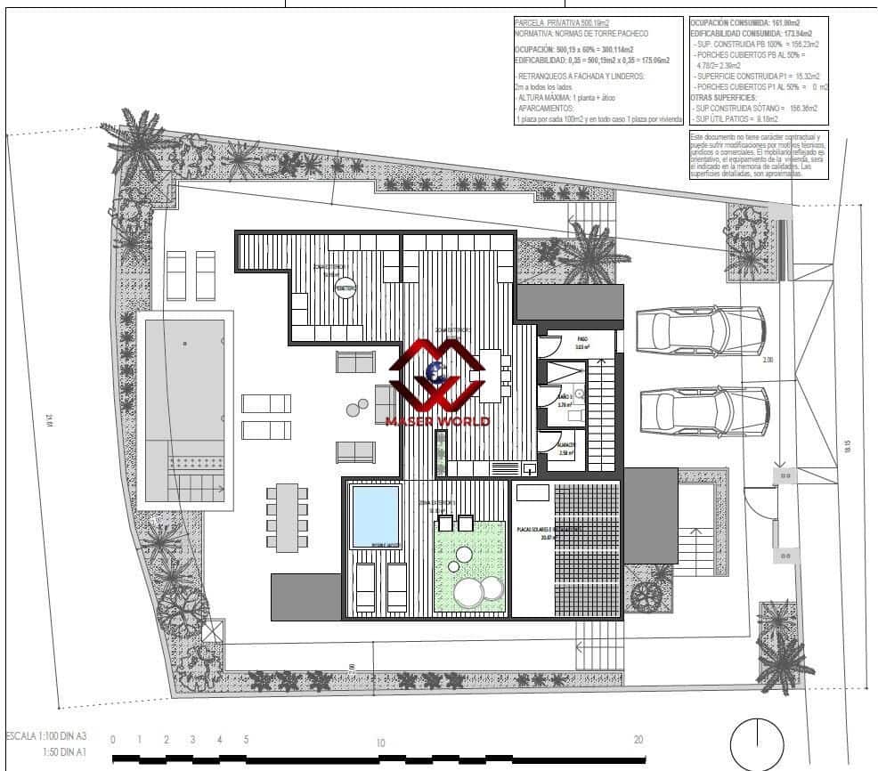 3 sovrum Villa till salu i Torre-Pacheco med pool - 1 613 000 € (Ref: 9794545)