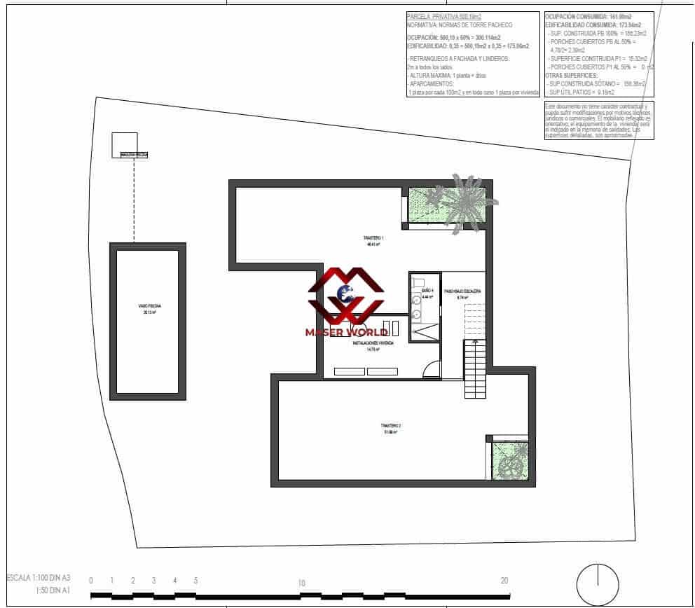 3 sovrum Villa till salu i Torre-Pacheco med pool - 1 613 000 € (Ref: 9794545)