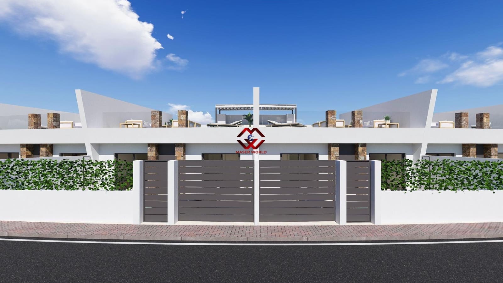 2 sypialnia Dom szeregowy na sprzedaż w Roldan z basenem garażem - 274 900 € (Ref: 9794546)