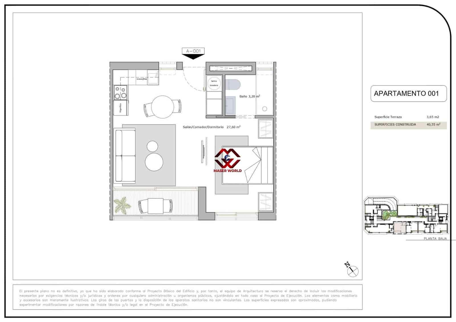 Apartment zu verkaufen in Lo Pagan mit Pool Garage - 151.900 € (Ref: 9799167)