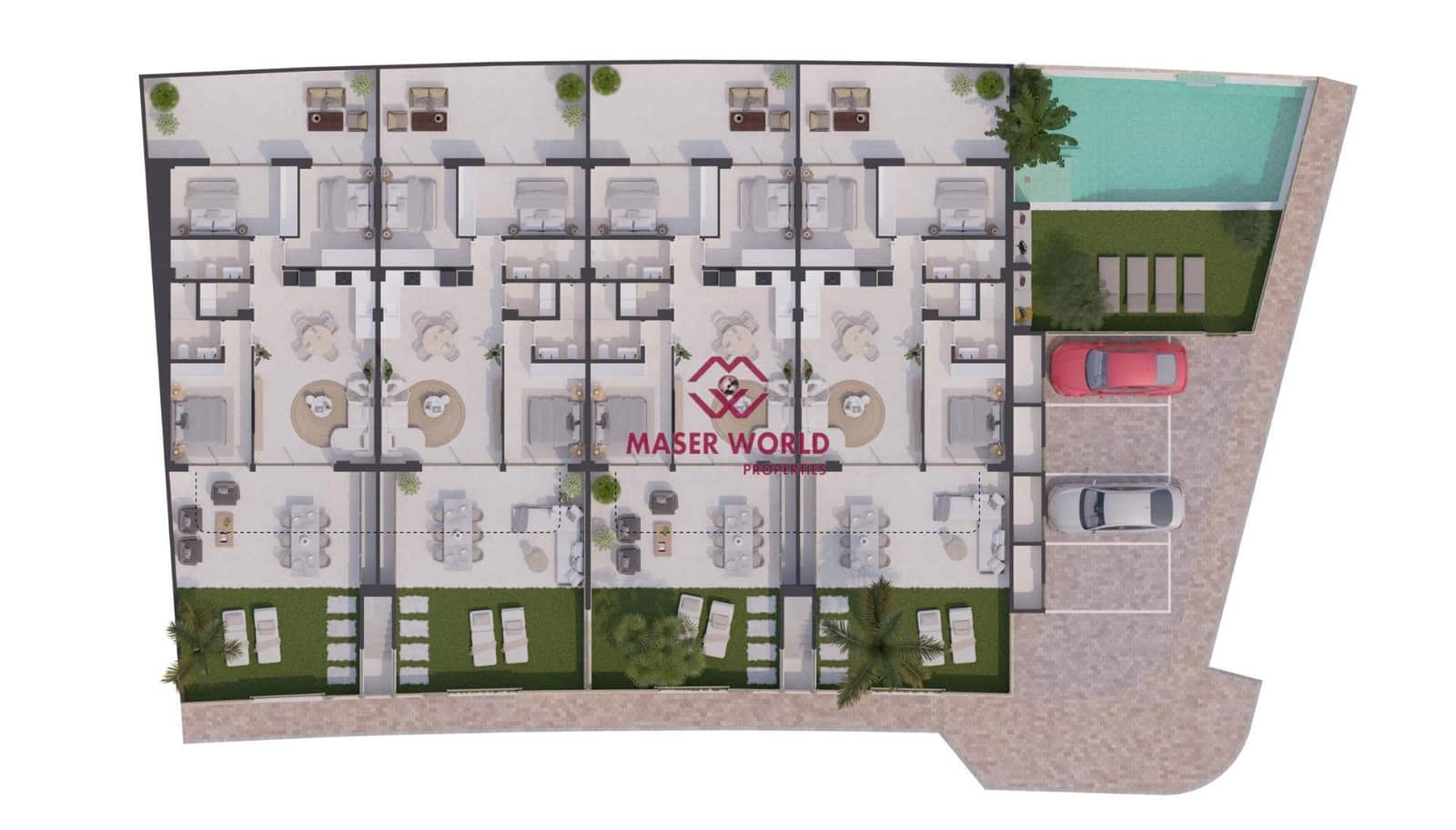 3 sovrum Bungalow till salu i Los Cuarteros med pool garage - 339 900 € (Ref: 9806418)