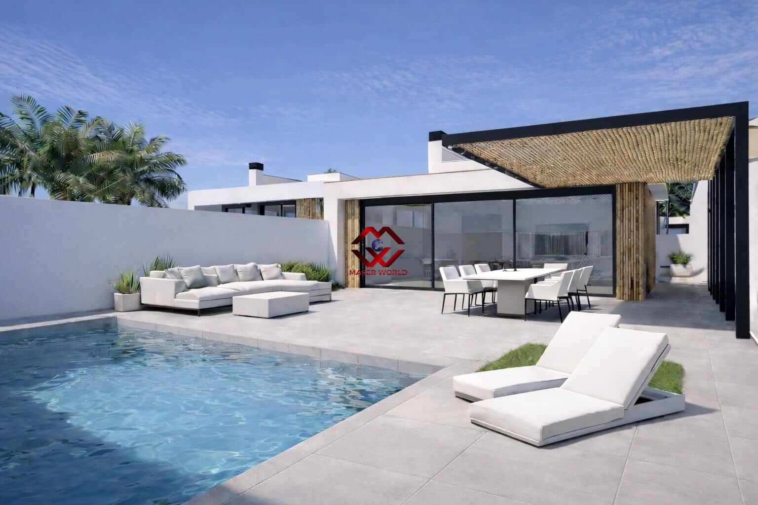 Chalet de 3 habitaciones en Los Alcázares en venta con piscina garaje - 489.000 € (Ref: 9820438)