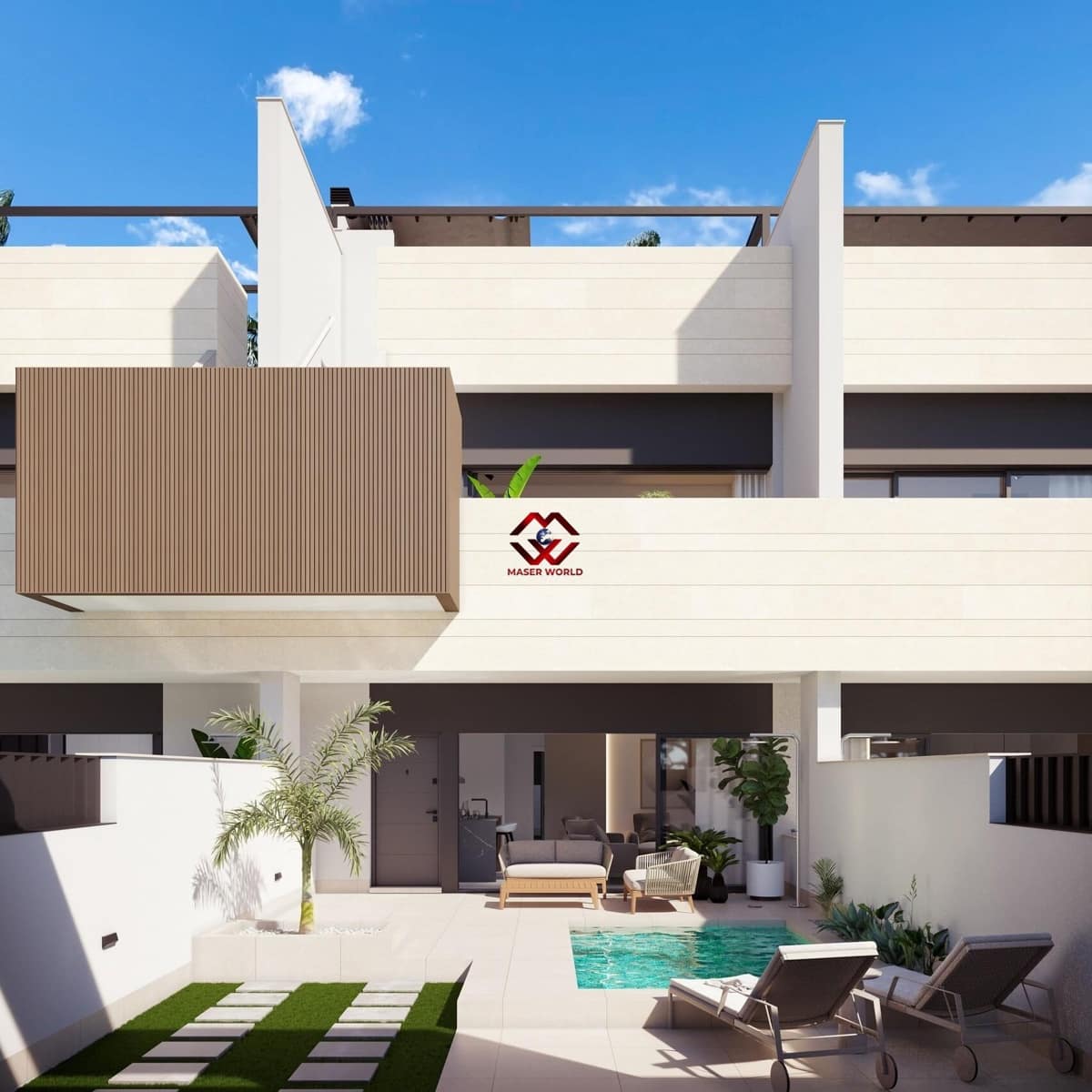 3 soveværelse Bungalow til salg i Pilar de la Horadada med swimmingpool garage - € 459.000 (Ref: 9896264)
