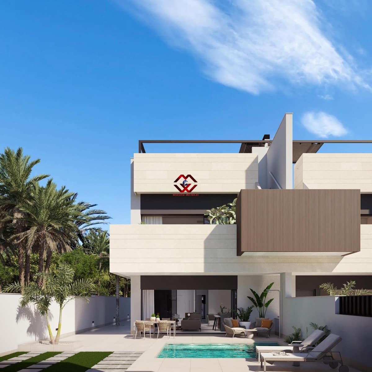 3 soveværelse Bungalow til salg i Pilar de la Horadada med swimmingpool garage - € 459.000 (Ref: 9896264)