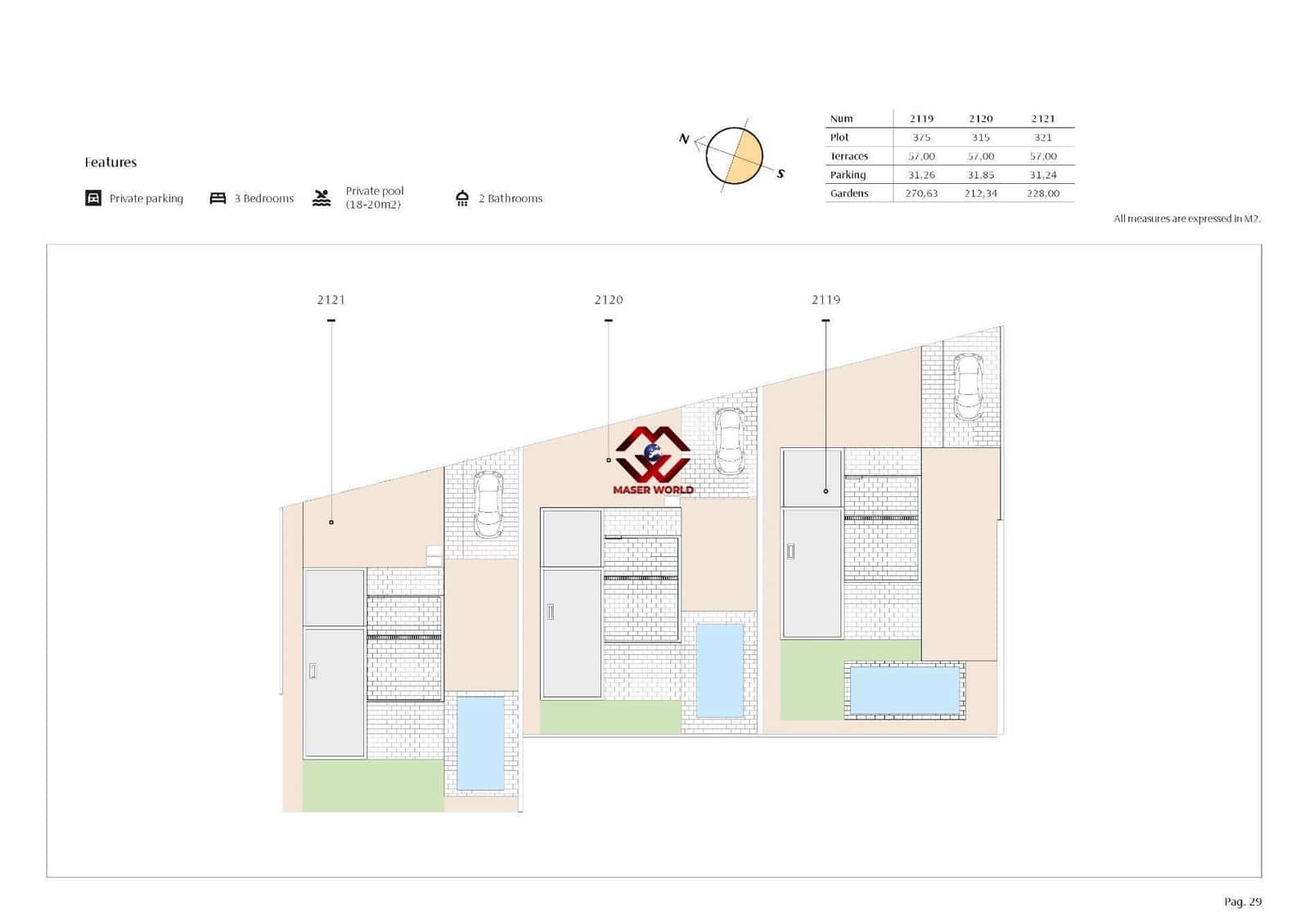3 slaapkamer Villa te koop in Algorfa met zwembad garage - € 489.000 (Ref: 9910977)