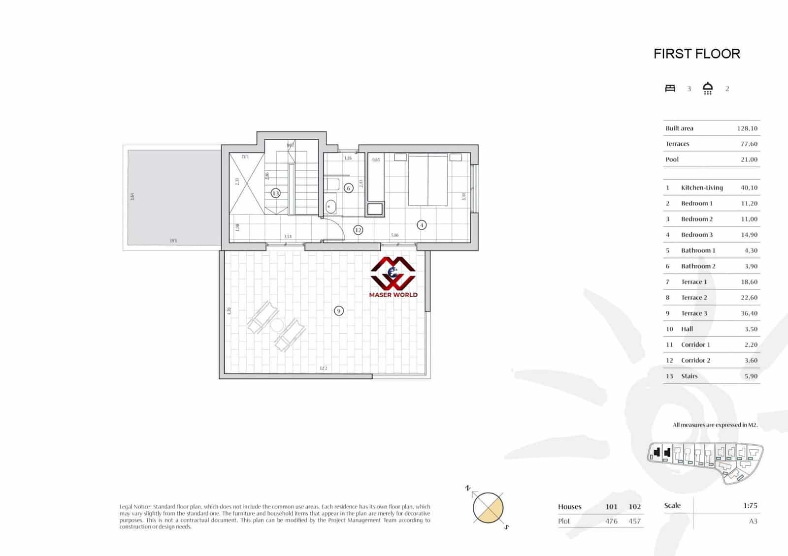 Chalet de 3 habitaciones en Finestrat en venta con piscina - 735.950 € (Ref: 9910979)