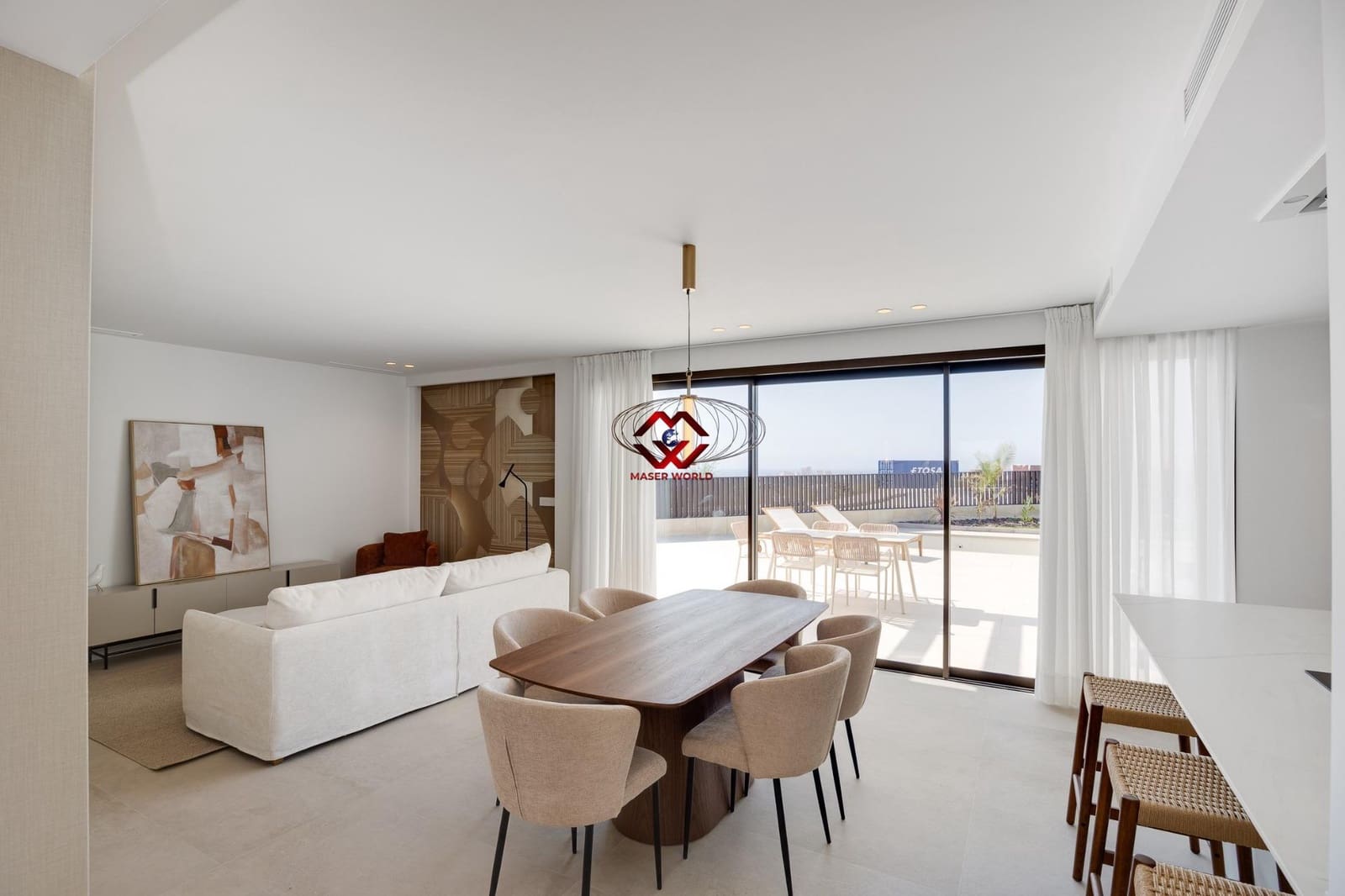 3 soverom Kjedet enebolig til salgs i Muchamiel / Mutxamel med svømmebasseng garasje - € 570 000 (Ref: 9910981)